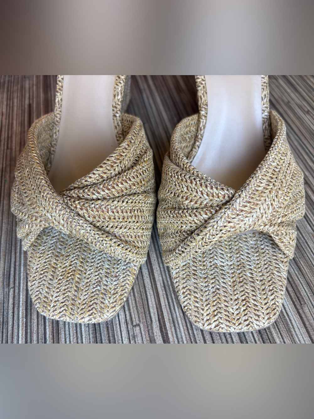 Silent D Katia Wedges - Natural - Picture 11 of 13